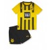 Cheap Borussia Dortmund Home Football Kit Children 2022-23 Short Sleeve (+ pants)